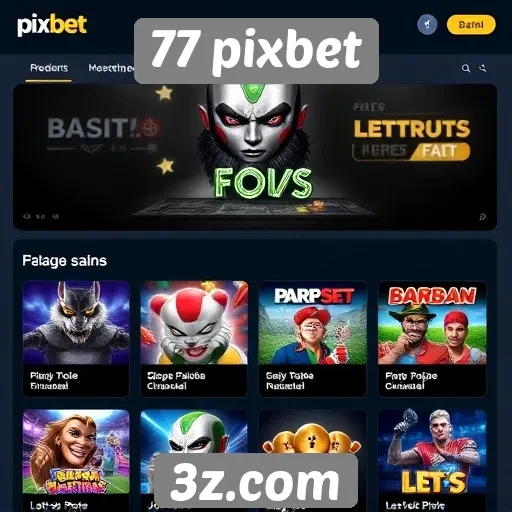 Principais jogos disponíveis no 77 pixbet